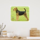 Poster Airedale Terrier 8T092D-16 (Cuisine)