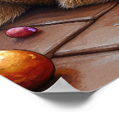 Poster Airedale Terrier Fireplace Christmas Lights (Coin)