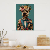 Poster Airedale Terrier In Suit Poster, Airedale Terrier (Cuisine)
