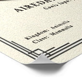 Poster Airedale Terrier Zoology Series (Coin)