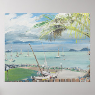 Poster Airlie Beach Australie. 1998