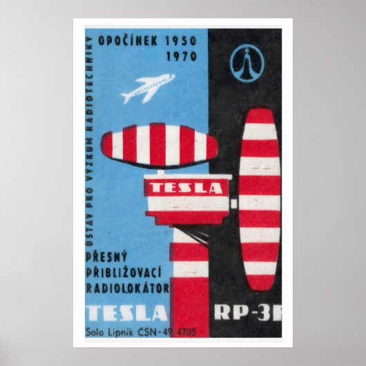 Poster Airport Control Tower - Matchbox Print - Aesthetic (Devant)