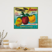 Poster Airship Apple Crate Label Watsonville, CA (Cuisine)
