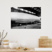 Poster Airship Garage, 1920s (Cuisine)