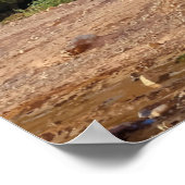 Poster Ait Benhaddou, Maroc Travel Artwork (Coin)