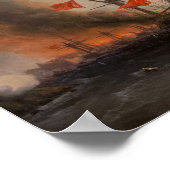 Poster Aivazovsky - Bataille De Sinope (Coin)