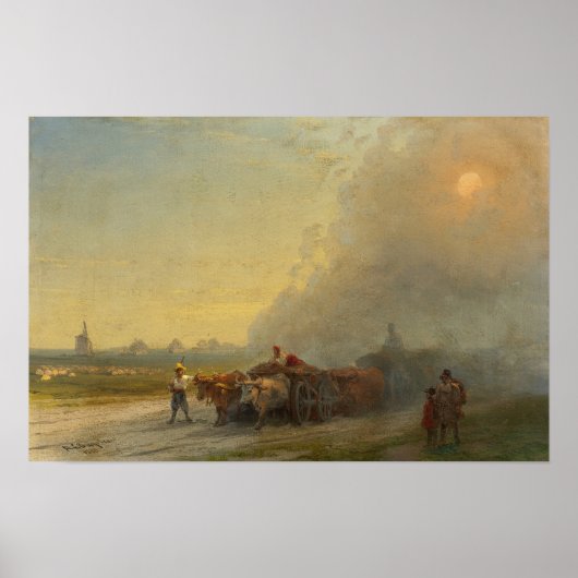 Poster Aivazovsky - Carte Ox (Devant)