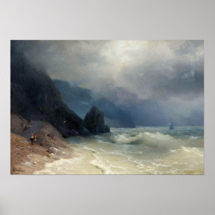 Poster Aivazovsky - Côte maritime