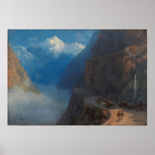 Poster Aivazovsky - De Milli À Gudauri 1868