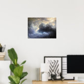 Poster Aivazovsky - Fragment de Nuage et Éclair (Bureau à domicile)