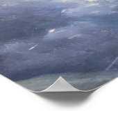 Poster Aivazovsky - Fragment de Nuage et Éclair (Coin)