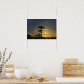 Poster Aivazovsky - Golfe De Naples (Cuisine)