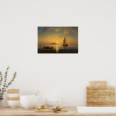 Poster Aivazovsky - Golfe De Naples (Cuisine)