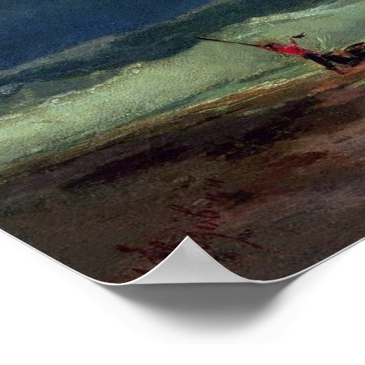 Poster Aivazovsky - La Mer Avant La Tempête (Coin)