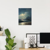 Poster Aivazovsky - naufrage (Bureau à domicile)