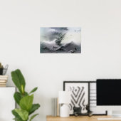 Poster Aivazovsky - Navire qui coule (Bureau à domicile)