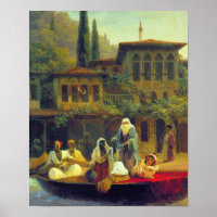 Aivazovsky - Promenade en bateau à Constantinople 