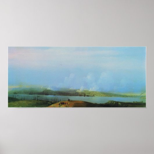 Poster Aivazovsky - Siège De Sébastopol (Devant)