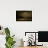 Poster Aivazovsky - Tempête 1880 (Bureau à domicile)