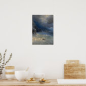 Poster Aivazovsky - Tempête 1899 (Cuisine)