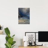 Poster Aivazovsky - Tempête 1899 (Bureau à domicile)