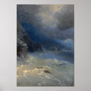 Poster Aivazovsky - Tempête 1899