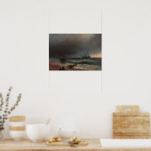 Poster Aivazovsky - Tempête au large de la côte (Cuisine)