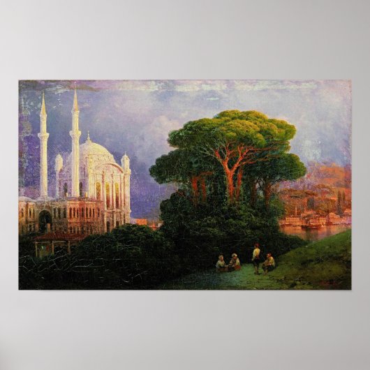 Poster Aivazovsky - Vue De Constantinople (Devant)