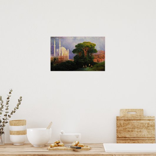 Poster Aivazovsky - Vue De Constantinople (Cuisine)