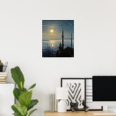 Poster Aivazovsky - Vue De Constantinople 1876 (Bureau à domicile)
