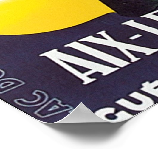 Poster Aix Les Bains Savoie (Coin)