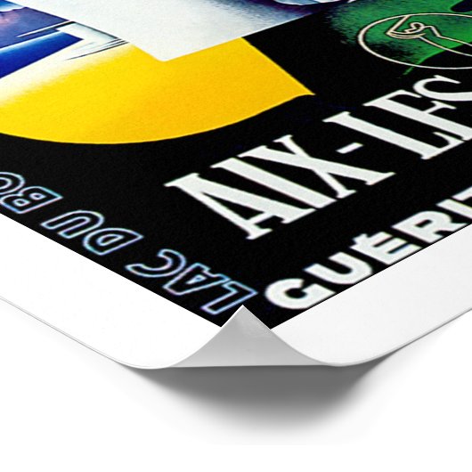 Poster Aix Les Bains ~ Savoie (Coin)