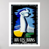 Poster Aix Les Bains ~ Savoie (Devant)