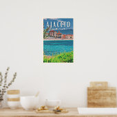 Poster Ajaccio Photo Vintage (Cuisine)