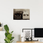 Poster Ajout de l'usinage et du typographe (Bureau à domicile)