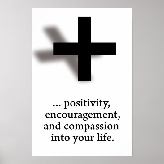 Poster Ajout de positivité (Devant)