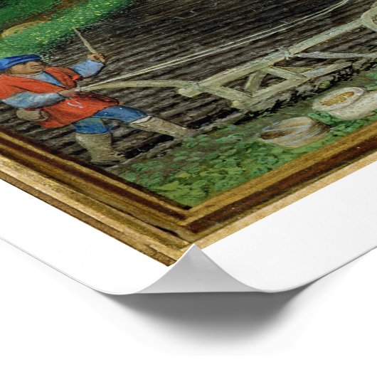 Poster Ajouter 18855 Octobre : labourage et semis, d'un B (Coin)