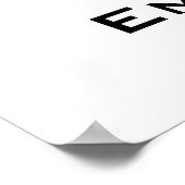 Poster Ajouter le logo aquarelle florale | Joyeux Noël d' (Coin)