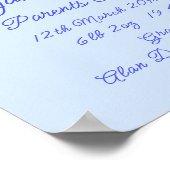 Poster Ajouter le nom Détails de naissance, Unicorn Eyes  (Coin)