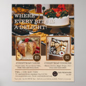 Poster Ajouter Photo Boulangerie Affaires Publicité promo (Devant)