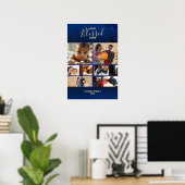 Poster Ajouter Photos Blessed Year Family Photo Collage (Bureau à domicile)