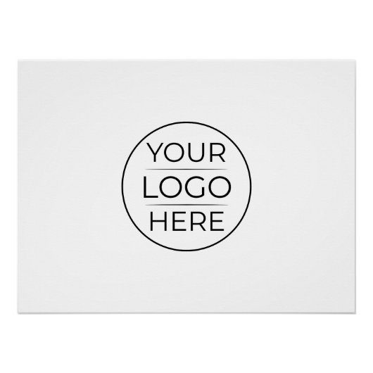 Poster Ajouter simplement votre logo Entreprise (Devant)