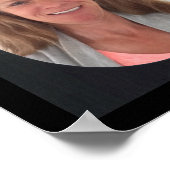 Poster Ajouter un cadre ovale noir photo (Coin)