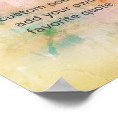 Poster ajouter un devis peinture abstraite design rose ja (Coin)
