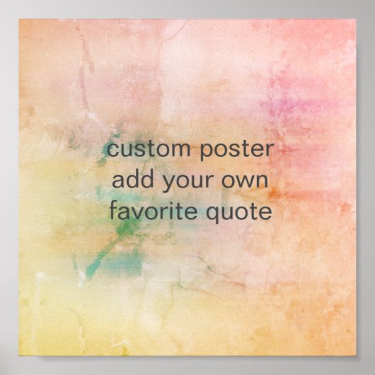 Poster ajouter un devis peinture abstraite design rose ja (Devant)