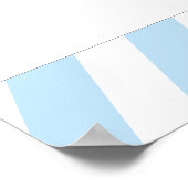 Poster Ajouter un devis personnalisé Diagonal Stripes Bab (Coin)