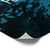 Poster Ajouter un devis personnalisé Marbre noir Bright M (Coin)