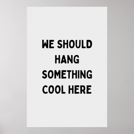 Poster Ajouter un Humour à votre espace (Devant)