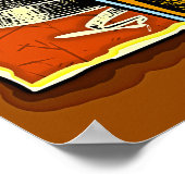 Poster Ajouter un nom - Né pour boire de la bière (Coin)