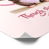 Poster Ajouter un texte de nom, Souris Bébé avec de Grand (Coin)